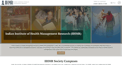 Desktop Screenshot of iihmr.org