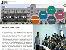 Tablet Screenshot of delhi.iihmr.org